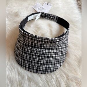 Lululemon Seersucker Check Removable Sweatband Visor BCWK Size S M New